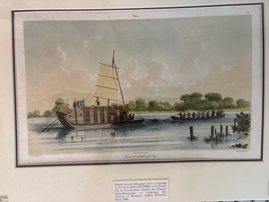 Bateau de transport de Canton - Paris 1841