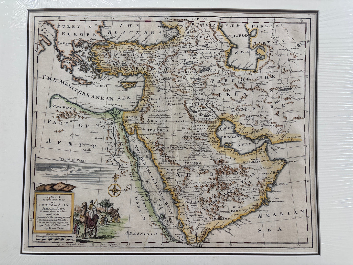 Ottoman Empire and Arabia - Bowen c.1744