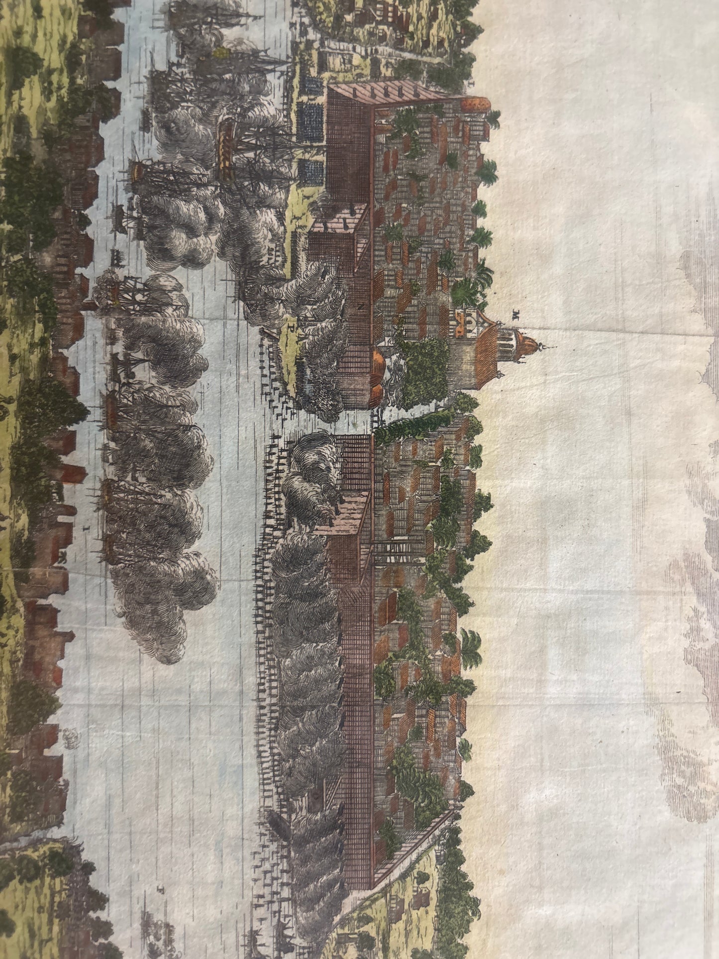 The city of Palembang with its three Forts c1745