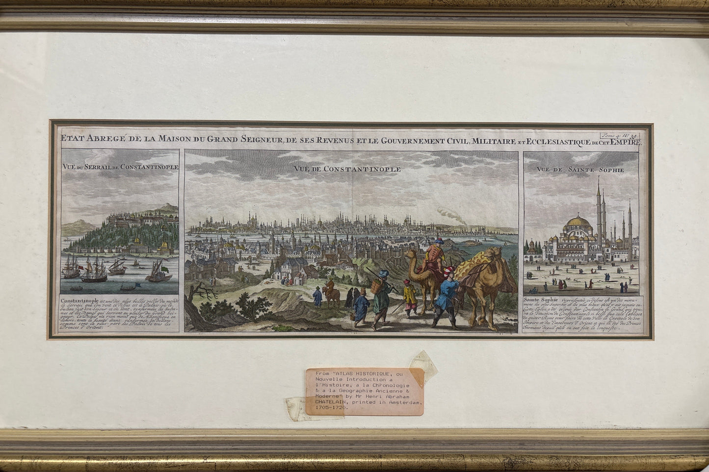 Panoramic Views of Constantinople -  Chatelain c.1705
