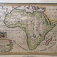 Map of Africa - Wells 1700