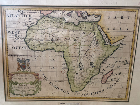 Map of Africa - Wells 1700