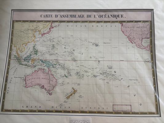Carte d’Assemblage de l’Océanique - Vandermaelen 1827