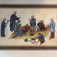 Set of Four Pith Paper Paintings (Opium) - Canton 1840-1860