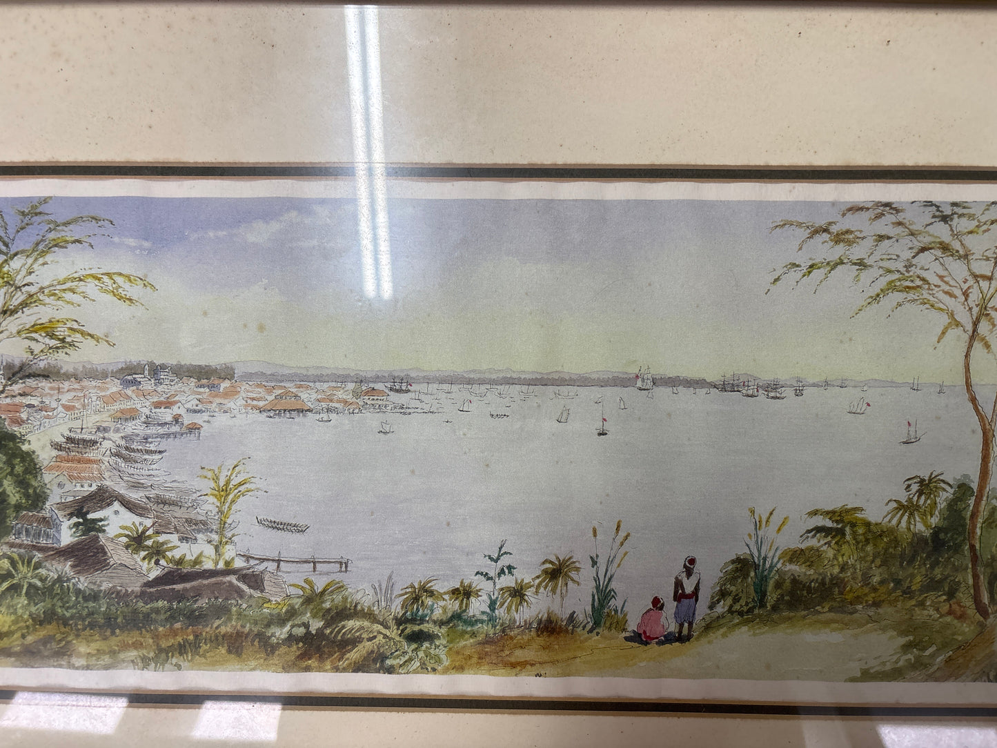 George Town View - framed