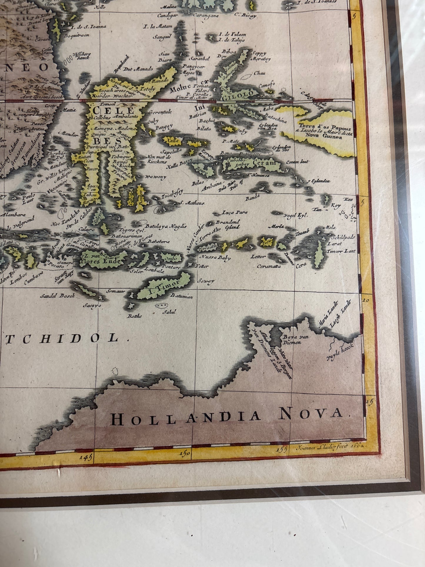 Tabula Indiæ Orientalis (Map of Asia) - De Wit c.1662