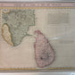 Partie de l'Inde et Ile de Ceylan - Vandermaelen, 1825