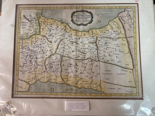 Tab. V Asiae, Repraesentans Mediam, Hyrcaniam, Assyriam, Susianam, ac Persidem - Mercator 1578