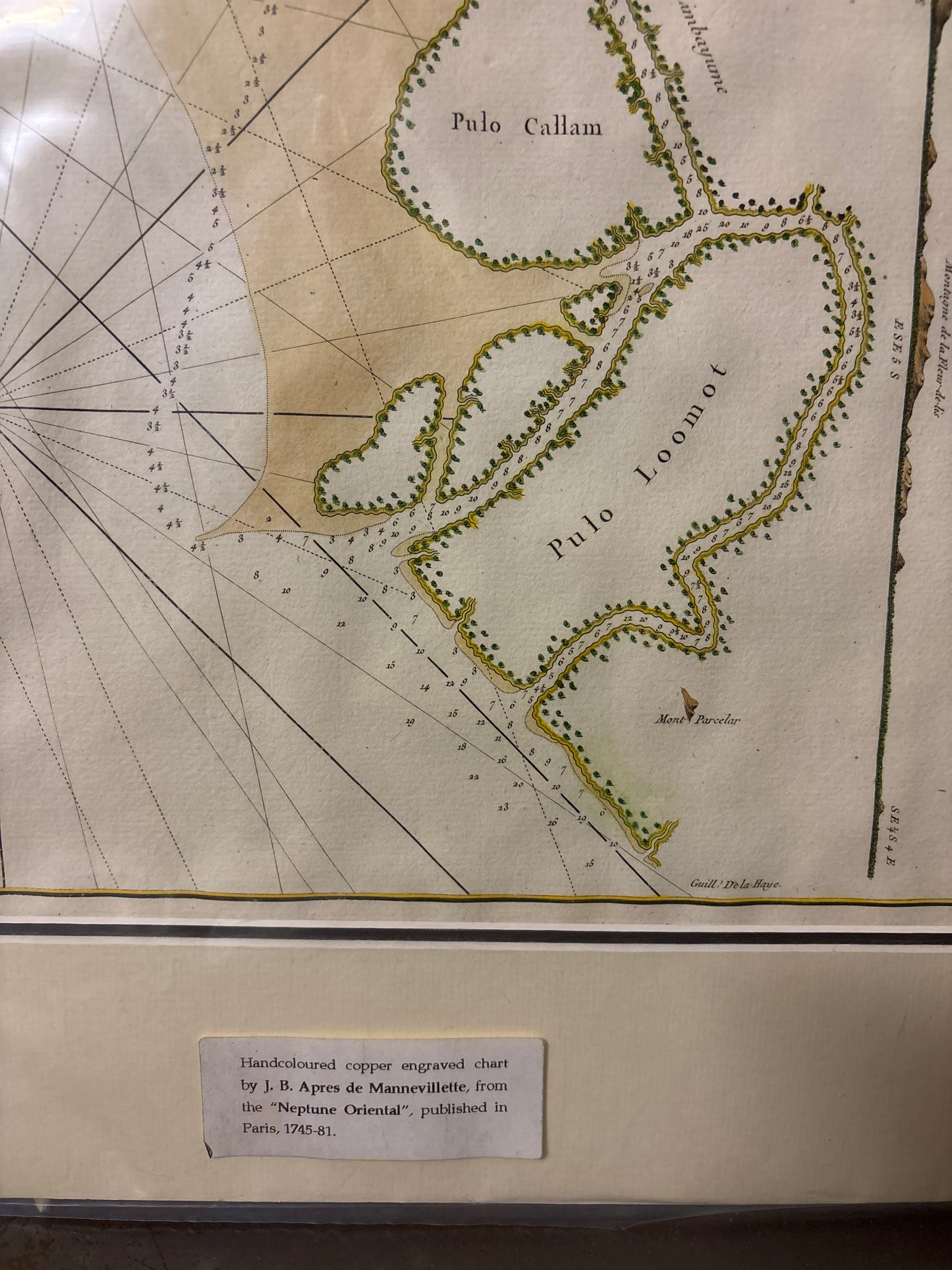 Plan de Selangor (Plan of Selangor and the Coast of Malaya) - Bellin c. 1764