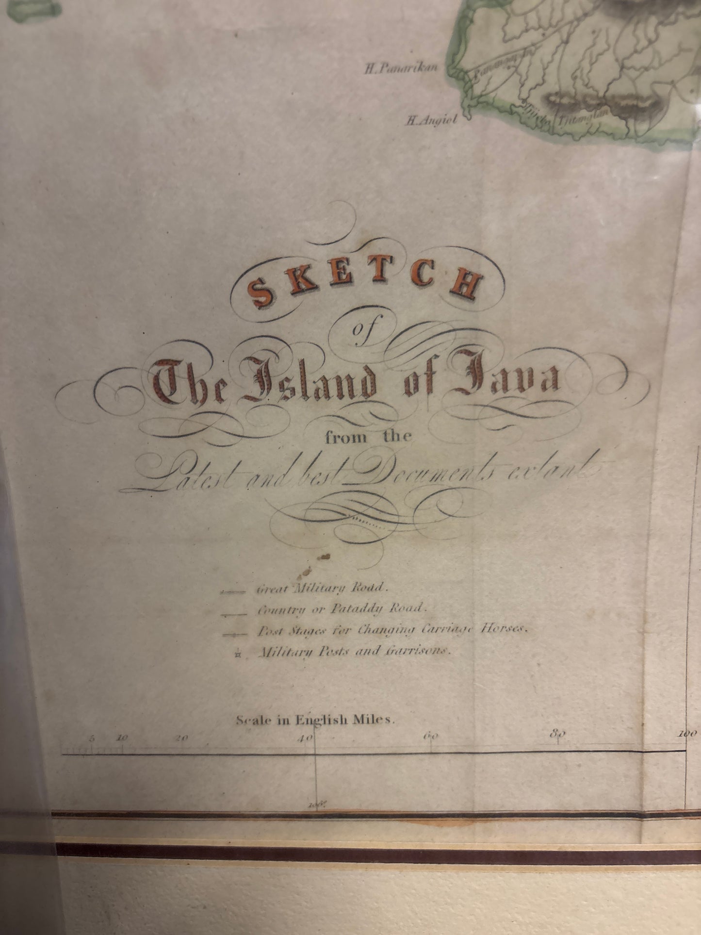 Sketch of the Island of Java - Thorn 1815