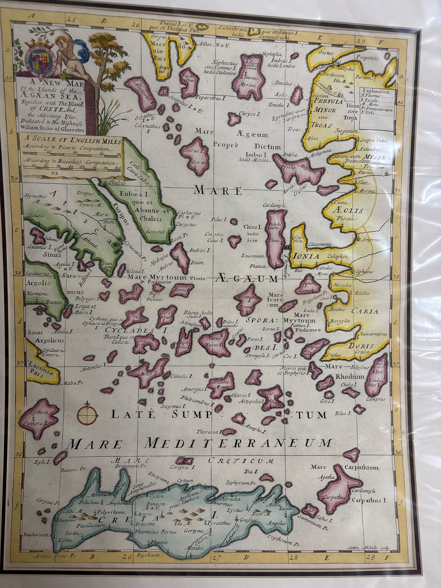 Aegean sea & Crete - Wells 1700