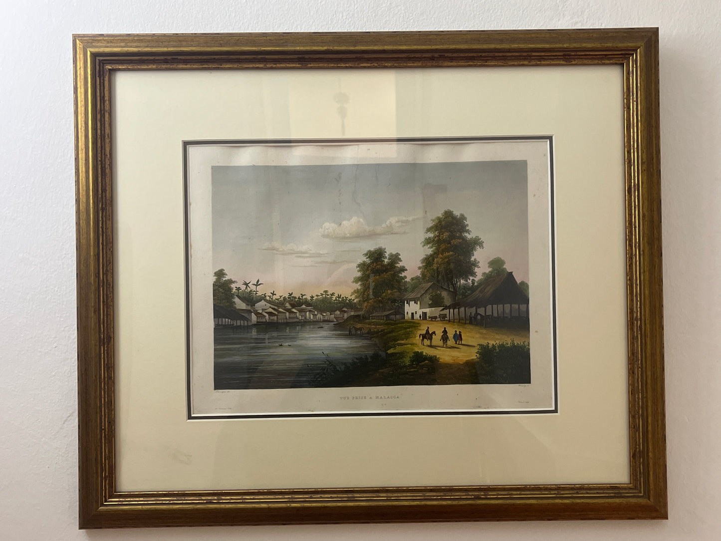 Vue Prise a Malacca (View of Malacca) - Lauvergne c.1833