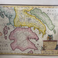 Map of Southern & Mid-Greece - Wells 1700