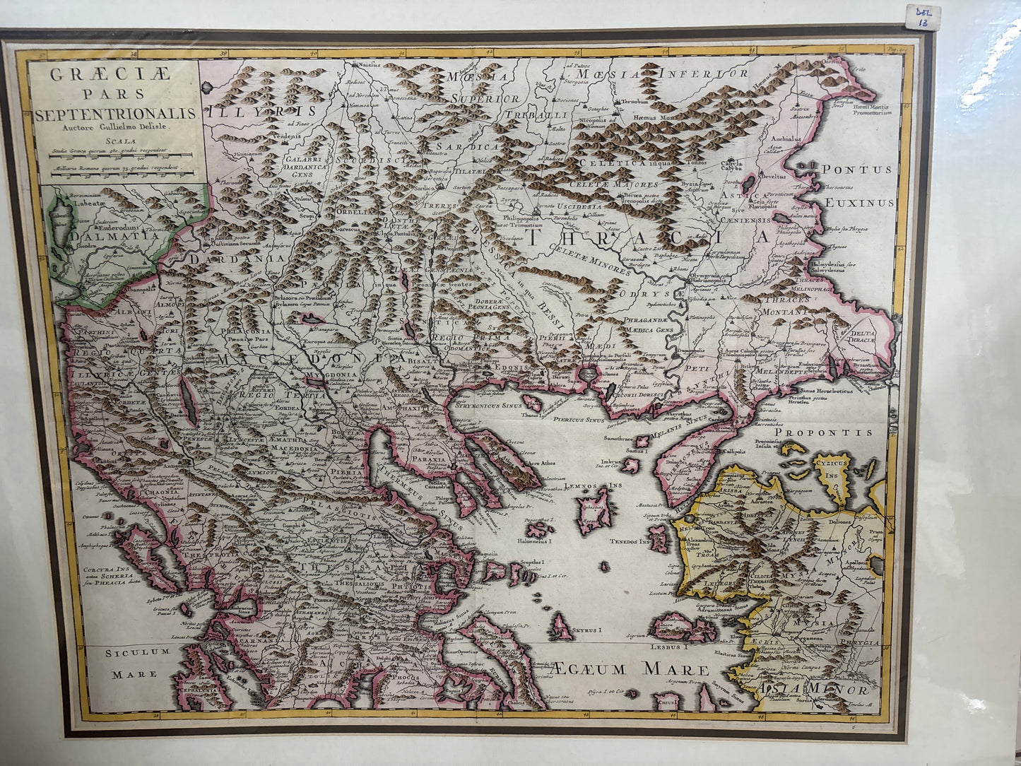 Græciæ Pars Septentrionalis - Delisle c.1700