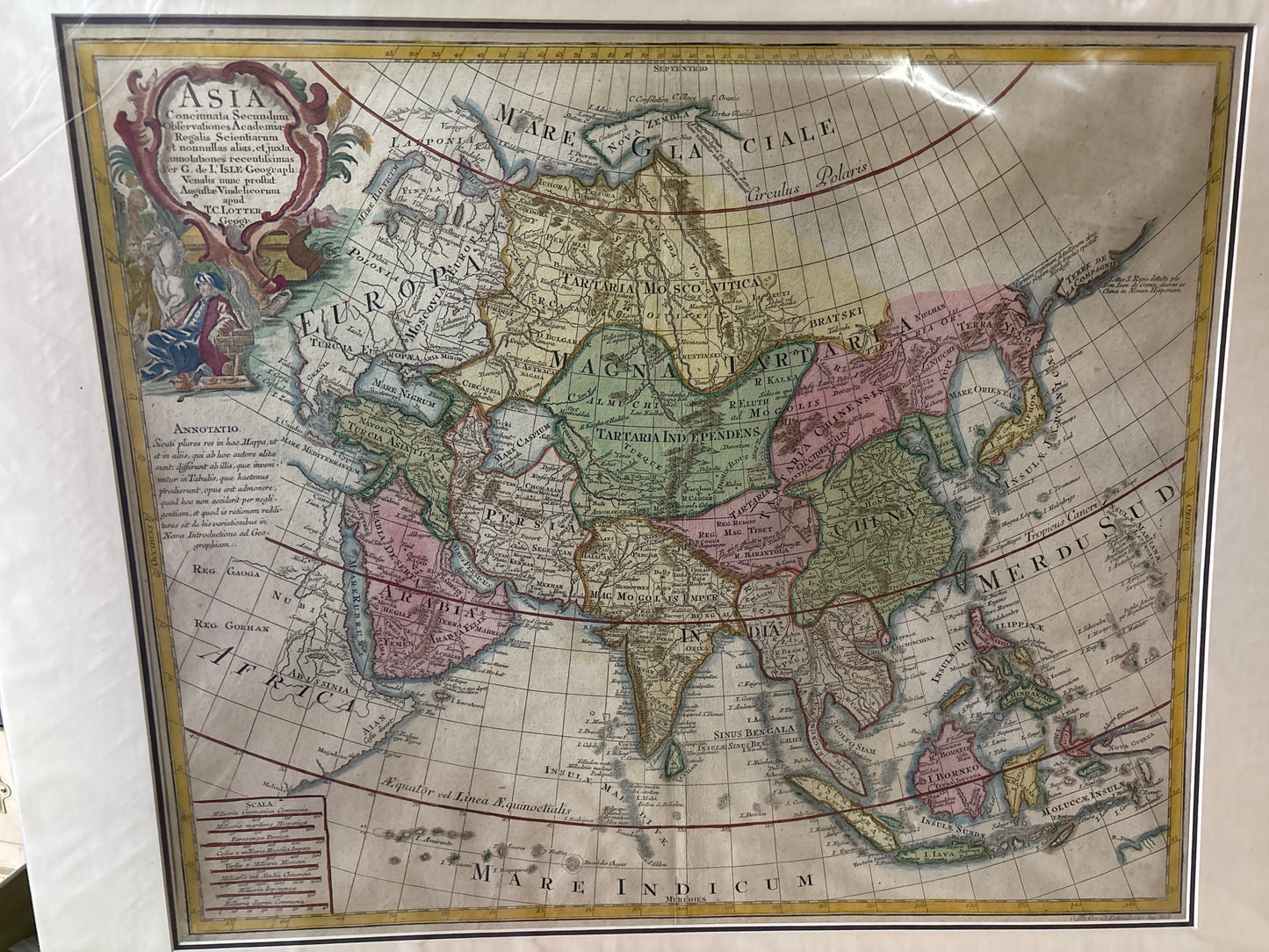 Asia Concinnata Secundum - Lotter c. 1770