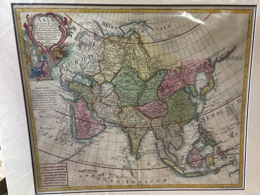 Asia Concinnata Secundum - Lotter c. 1770