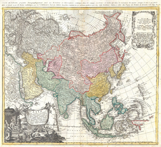 Asia - Homann Heirs 1744