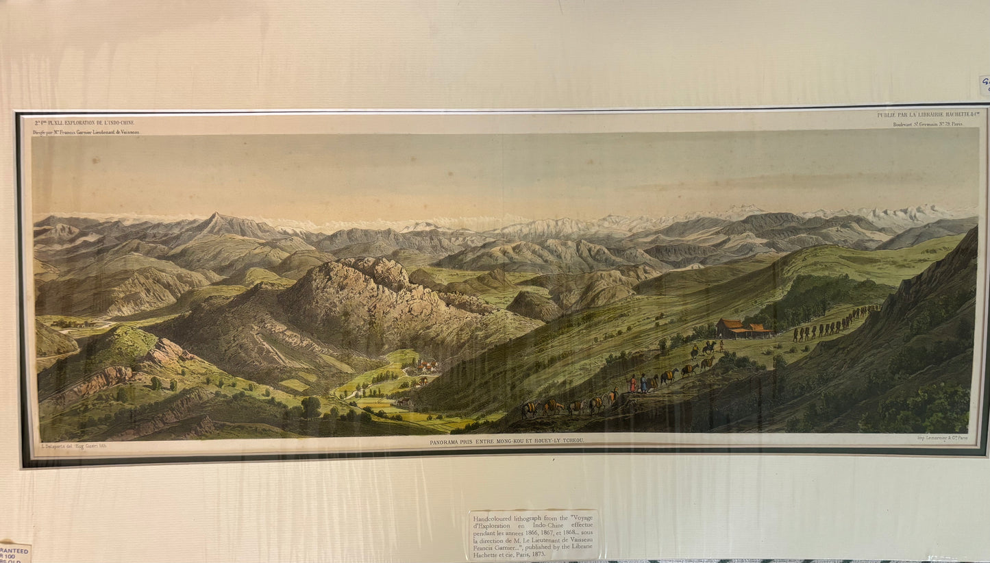 View of Yunnan Highlands - Delaporte 1873