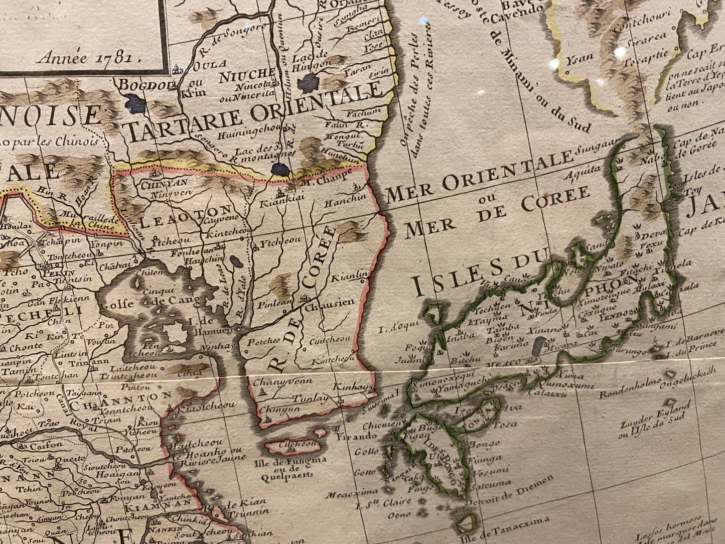 Carte Des Indes et de la Chine - De L'Isle/Buache 1781