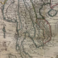 Carte Des Indes et de la Chine - de l'Isle 1705