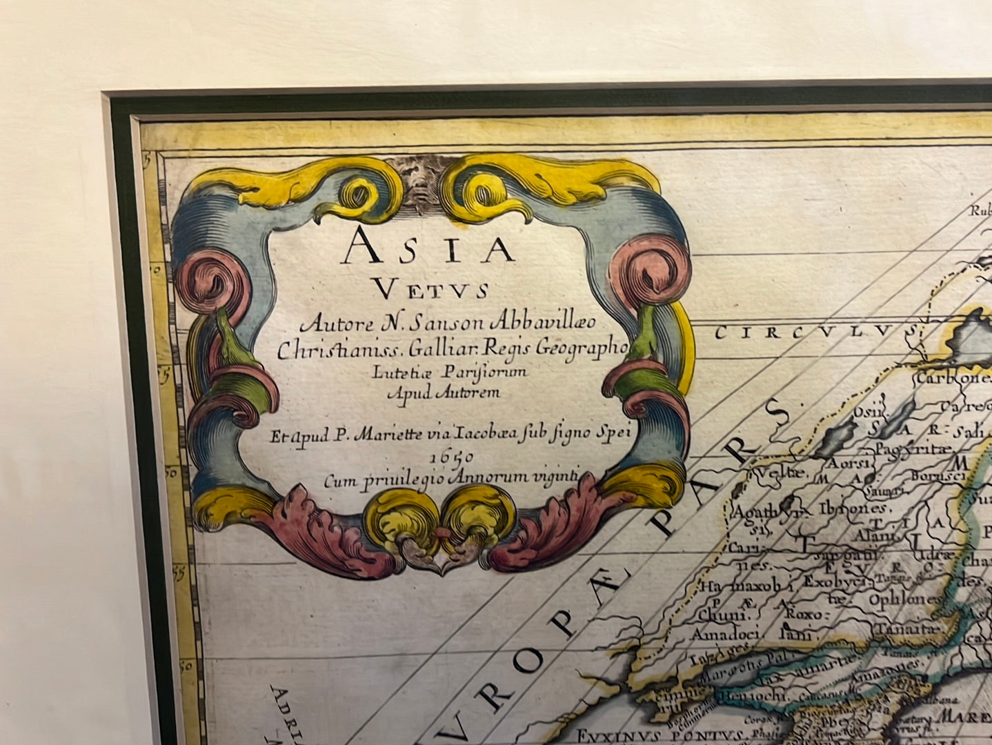 Asia Vetus - 1650 Nicolas Sanson