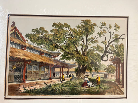 Temple De Buddha -  Borget c.1842