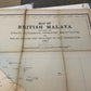 General Map British Malaya - 1917