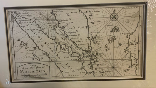 A Map of the Streights of Malacca - Dampier 1699