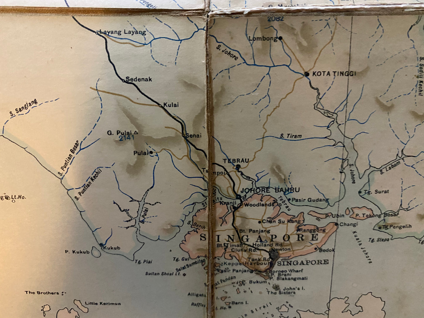 General Map British Malaya - 1917